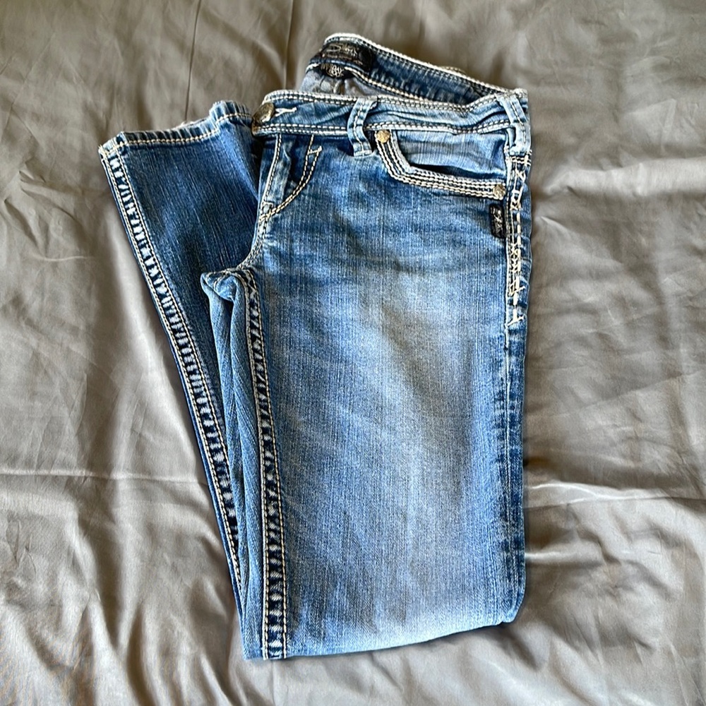 Silver jeans